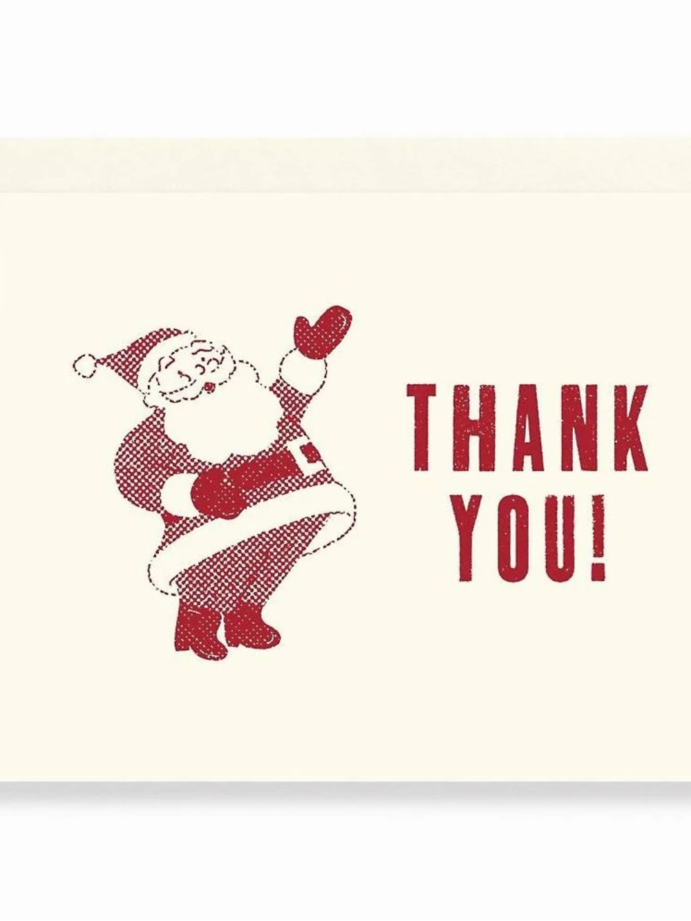 Holiday Santa "Thank You" Card Set